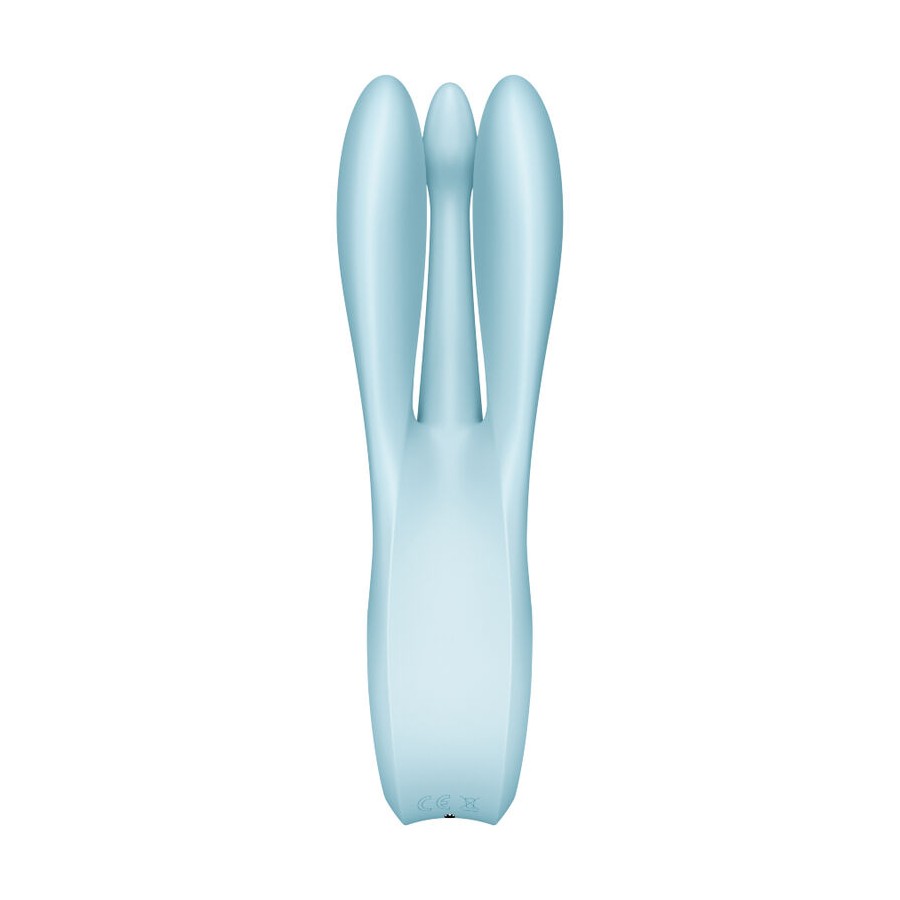 SATISFYER - VIBRADOR THREESOME 1 ROSA